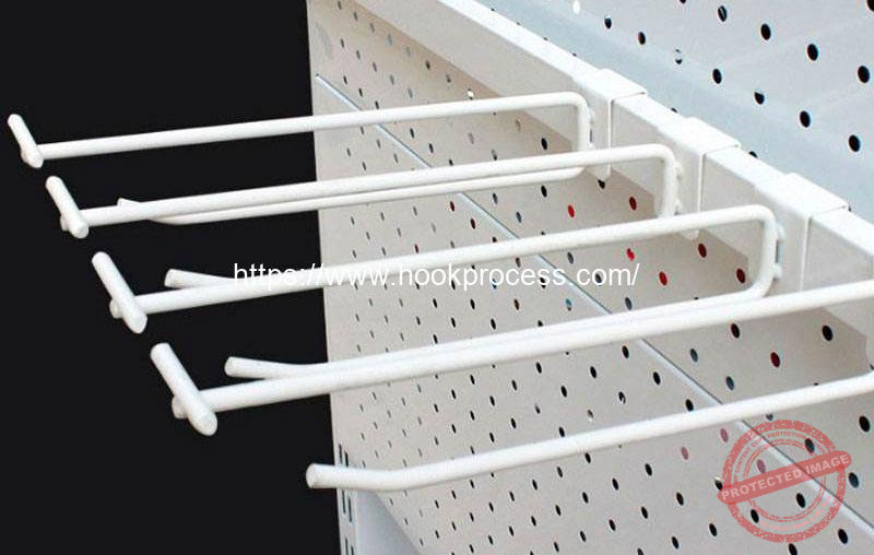Double-Wire-Supermarket-Rack-Hook-Application